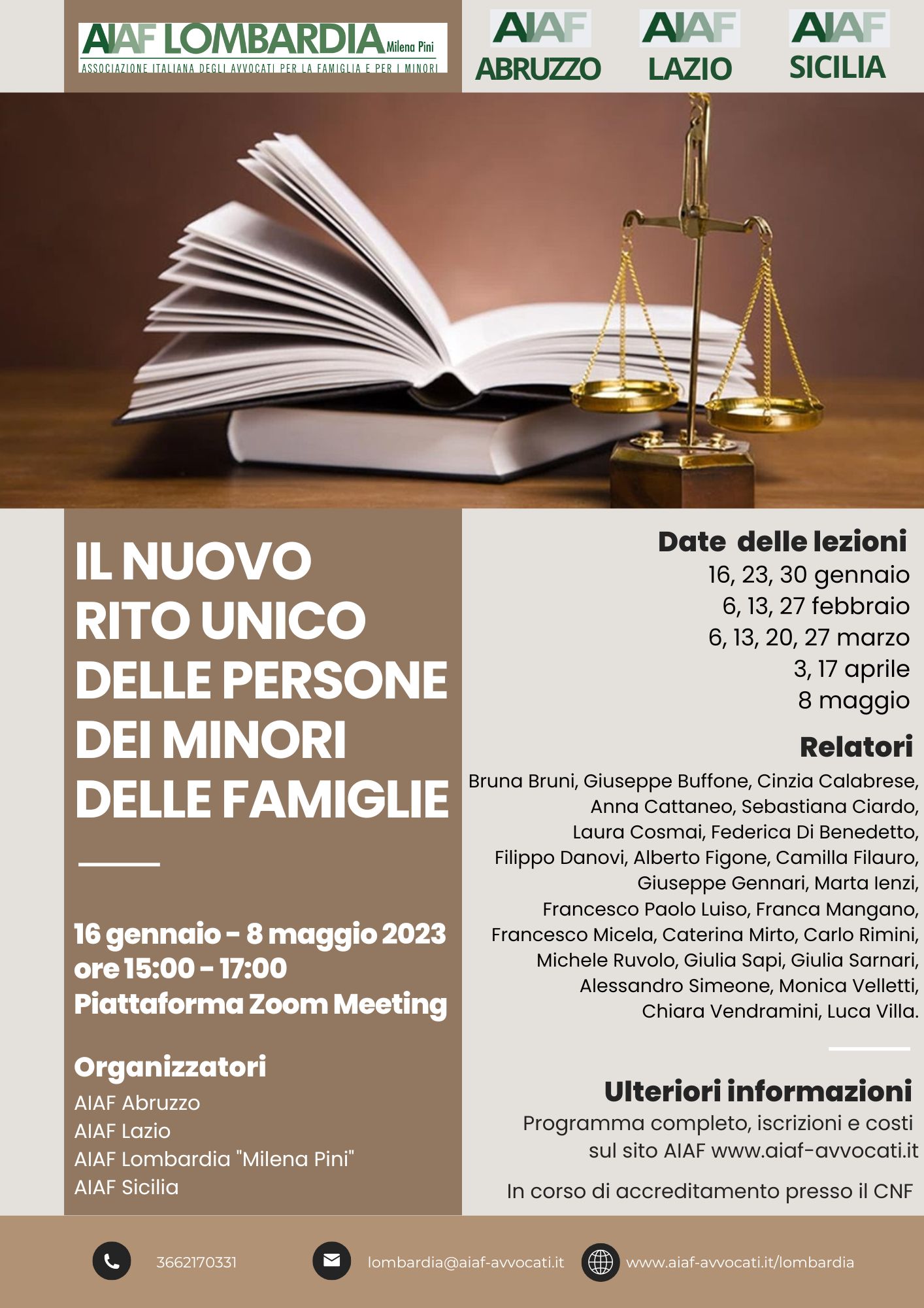 IL NUOVO RITO UNICO DELLE PERSONE DEI MINORI E DELLE FAMIGLIE